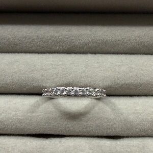 Thin Silver Women's Wedding Band Ring